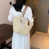 Woven Straw Large-capacity Women's New Versatile Simple Shoulder Bag Seaside Beach Tote Bag
