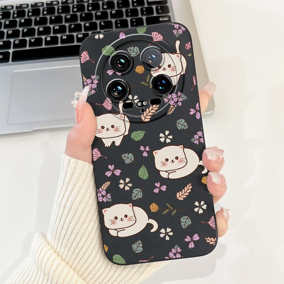 For Xiaomi 14 Ultra Case Cute Dinosaur Cartoon Cover Shockproof Phone Case For Xiaomi Mi 13 Ultra 13Ultra 14Ultra Soft TPU Shell