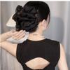 Silver Thread Double-Sided Volume-Boosting Hairpin Shark Clip for Women