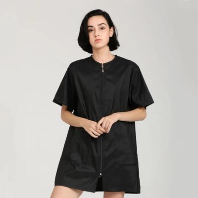 Non-stick Hair Barber Shop Work Clothes Short/Long Sleeve Hairdressing Gown Apron  Hairstylist