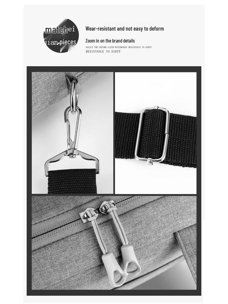 17,3-Zoll Mehrschichtige Gaming-Laptop-Tasche mit großer Kapazität - Hand- und Schultertrageoption