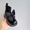 Child  Boots Autumn winter Warm  Girls Bowknot Princess Breathable Children Sock Shoes Korean Kidsl Sshoes