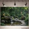 2D Stone Path Waterscape Portrait Photo Backdrop