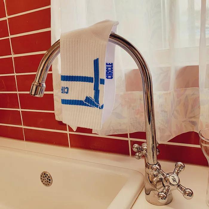 Ribbon socks | Blue