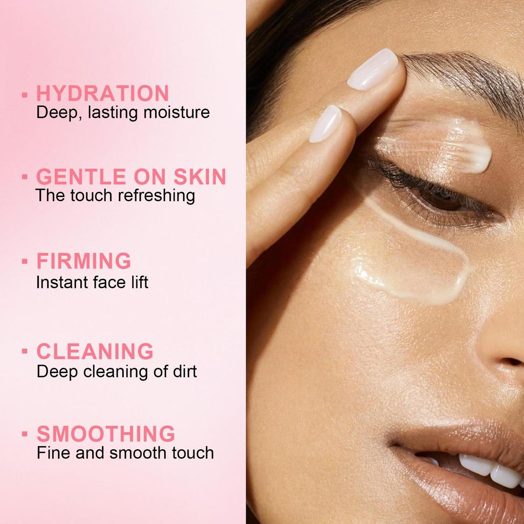 COLLAGEN & RETINOL EYE CREAM-Lifting and Firming Eye Area, Smoothing Eyes Wrinkles And Deep Cleaning-Suitable For All Skin Types, 80g