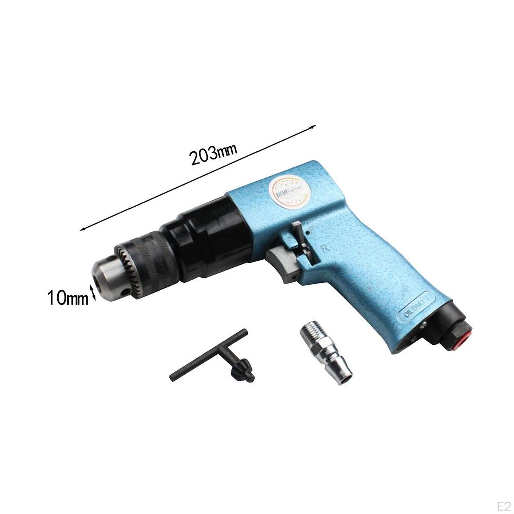 Air Drill Tool Pneumatic Right Angle for Home Improvement Personal DIY