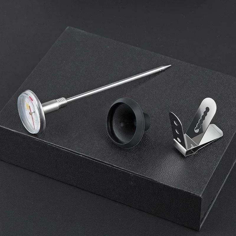 2025 Stainless Steel Coffee Thermometer - Digital Probe 0-100℃ , ±0.5℃ High Accuracy for Espresso/Milk Frothing/Homebrew