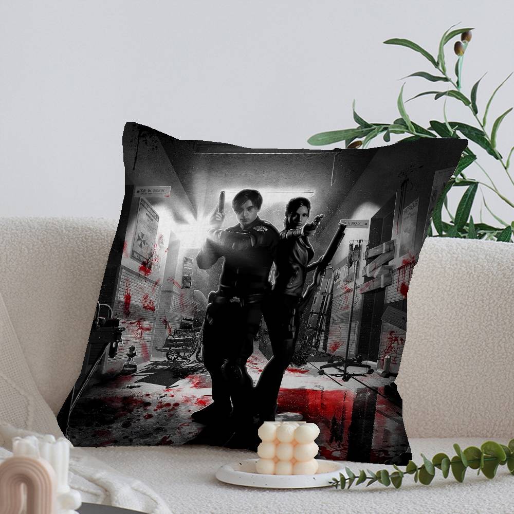 Hot Game R-Resident E-Evil Pillow Gift Home Office Decoration Bedroom Sofa Car Cushion Cover Case 45x45