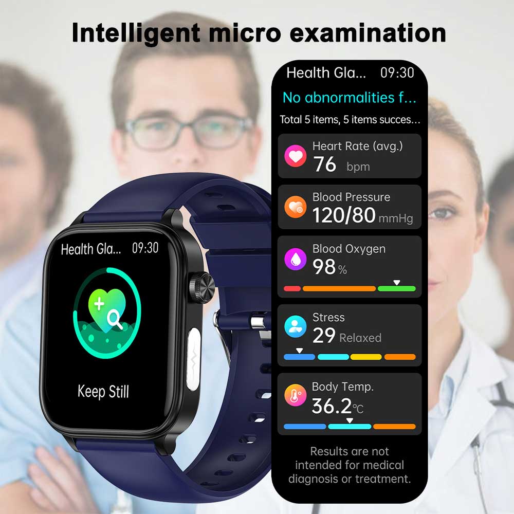 2025 New ECG+PPG Smart Watch Women Heart Rate Blood Lipid Uric Acid Women Menstrual Health Tracker Smartwatches For Android iOS
