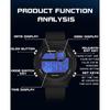 SANDA New Single Movement Electronic Watch Multifunctional Men's and Women's Fashion Outdoor Sports Waterproof Watches
