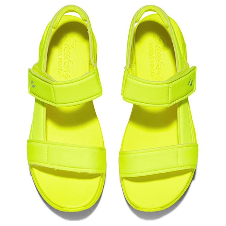 Skechers Sandali da Spiaggia Antiscivolo Traspiranti Sandali da Donna Giallo Fluorescente 119814-NYEL