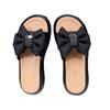 Flat-bottomed Outer Slippers, Summer Thick-bottomed New Year's New Bows, Light Fairy Style One-word Drag