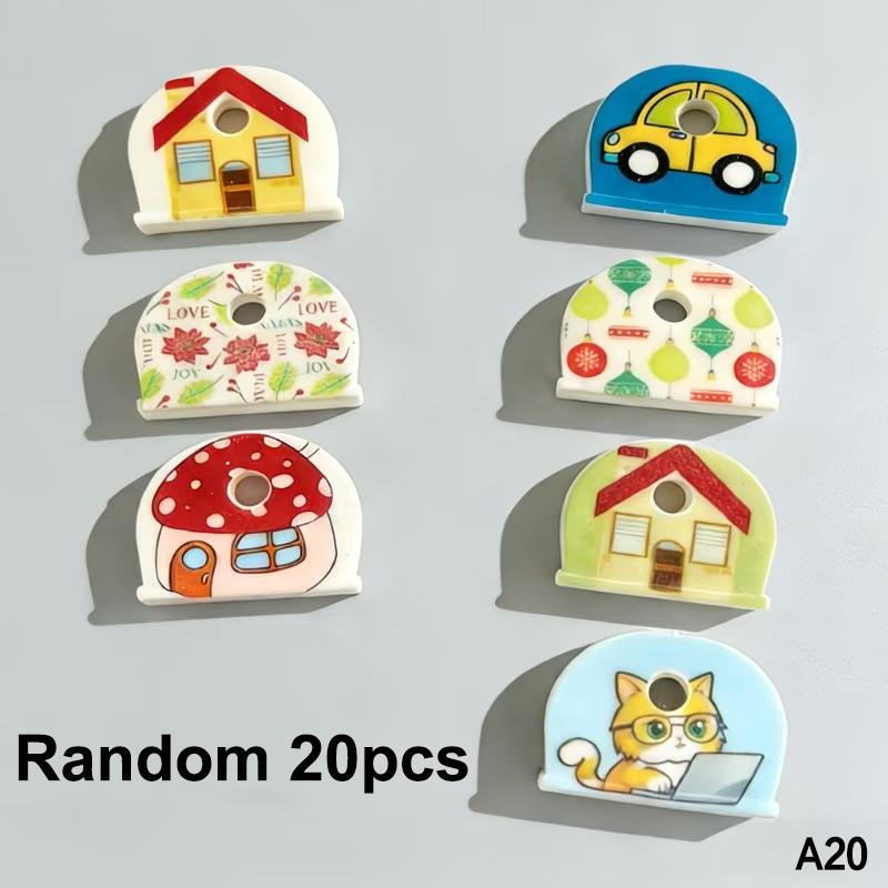 5/10/20 Piezas Cubierta Protectora de Silicona para Llaves Decoraciones para Llaves Organizador de Llaves Identificadores Flexibles Adecuado para Todo Tipo de Llaves de Puerta
