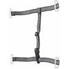 Chinstrap for Hard Hat Series, Hard Hat Chin Strap Y Shape 28cm Expandable Black White Color Blocking Universal with 4 Fixed Points