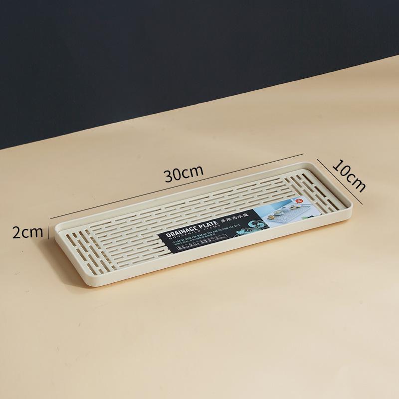 Двухъярусный нескользящий пластиковый поддон для сушки посуды и чашек