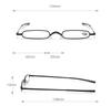New Design Mini Superthin Reading Glasses Women Men Rectangle Full-rim Reading Glasses +0.75 To +4 Lentes Opticos Para Mujer