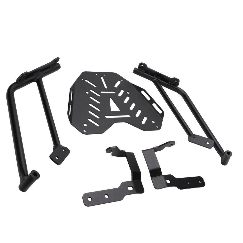 Motorcycle Rear Luggage Rack Carbon Steel Strong Load Bearing Secure Support Cargo Carrier Holder Bracket Replacement