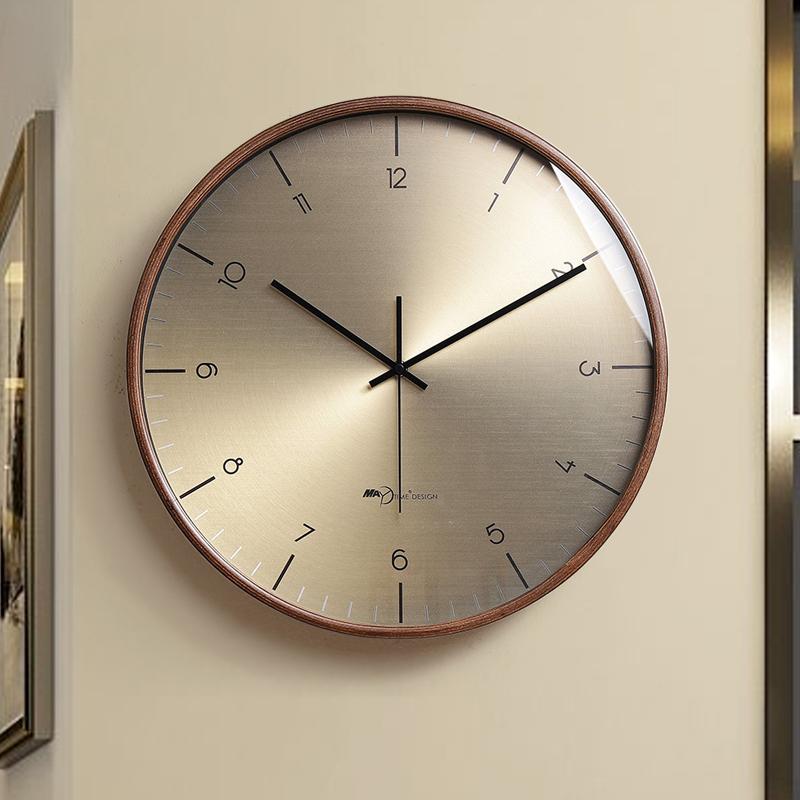 Simple Design Clock Wall Aesthetic High Quality Living Room Modern Interior Clock Wall Art Living Room Fashion Muebles Decor