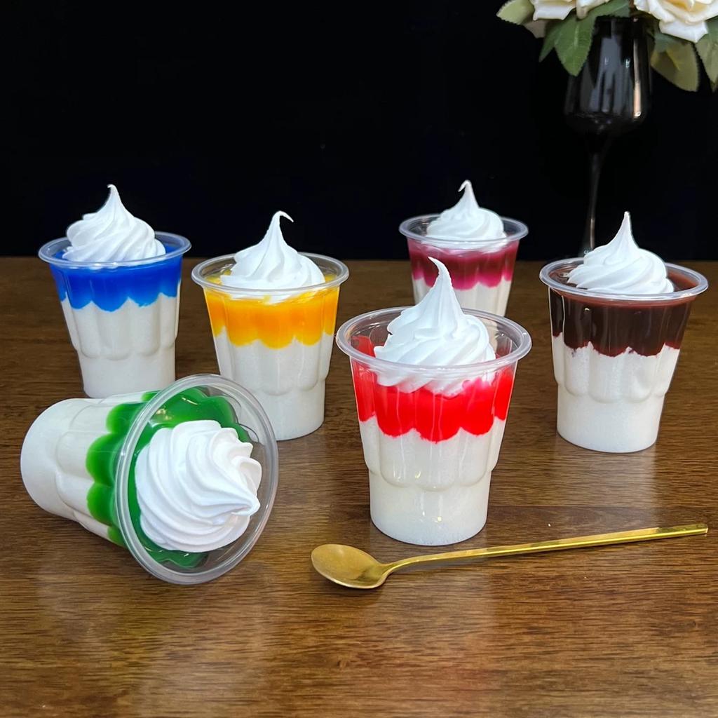 Simulation Ice Cream Model Decoration Fake Ice Cream Cone Food Mould Plastic Ornaments Window Sample Display Party Shooting Prop