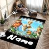 Custom Personalization Ice Age Dawn of the Dinosaurs Area Rug - Perfect For Kitchen, Bathroom,Laundry Room Decor Large Size Available,Gift All Seasons