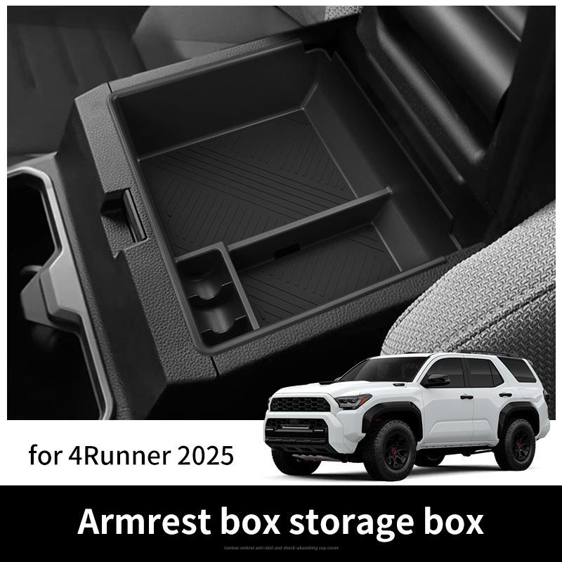 For Toyota 4Runner 2010-2025 Car Central Control Armrest Box Storage Box for Toyota Land Cruiser Van Storage Accessories