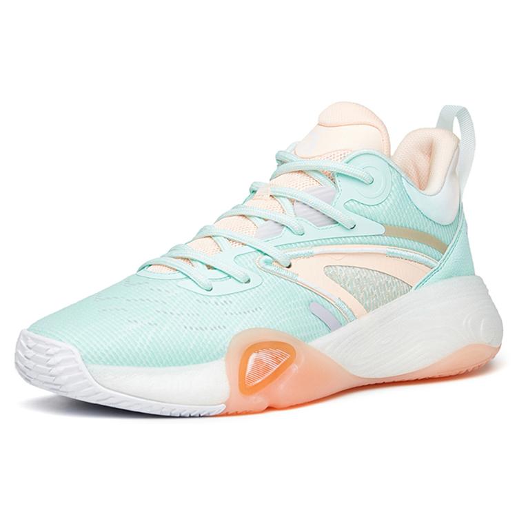 Anta Feather Comfortable Textile, Synthetic Leather Cushioning Slip Resistant Abrasion Resistant Low top 112211602Q-1