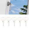 5 Pack Window Lock Handles Key UPVC Code 1323 Window Handle Wrenches For Hoppe Window Lock Handles Hardware Tool Accessories
