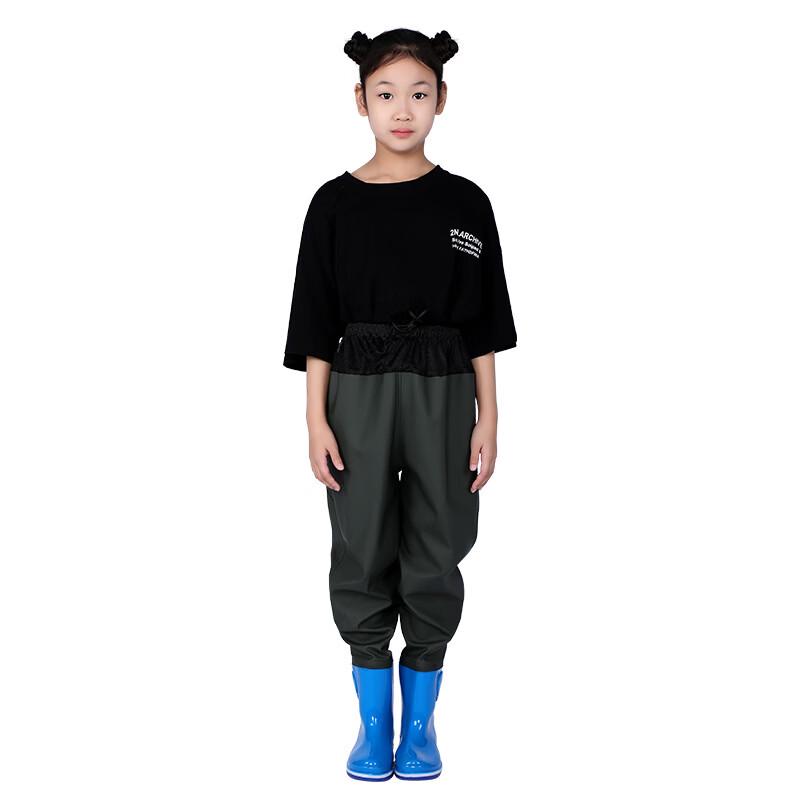 Yudoduo Kids Waterproof Fishing Waders 34.5 (shoe length 21.5cm)