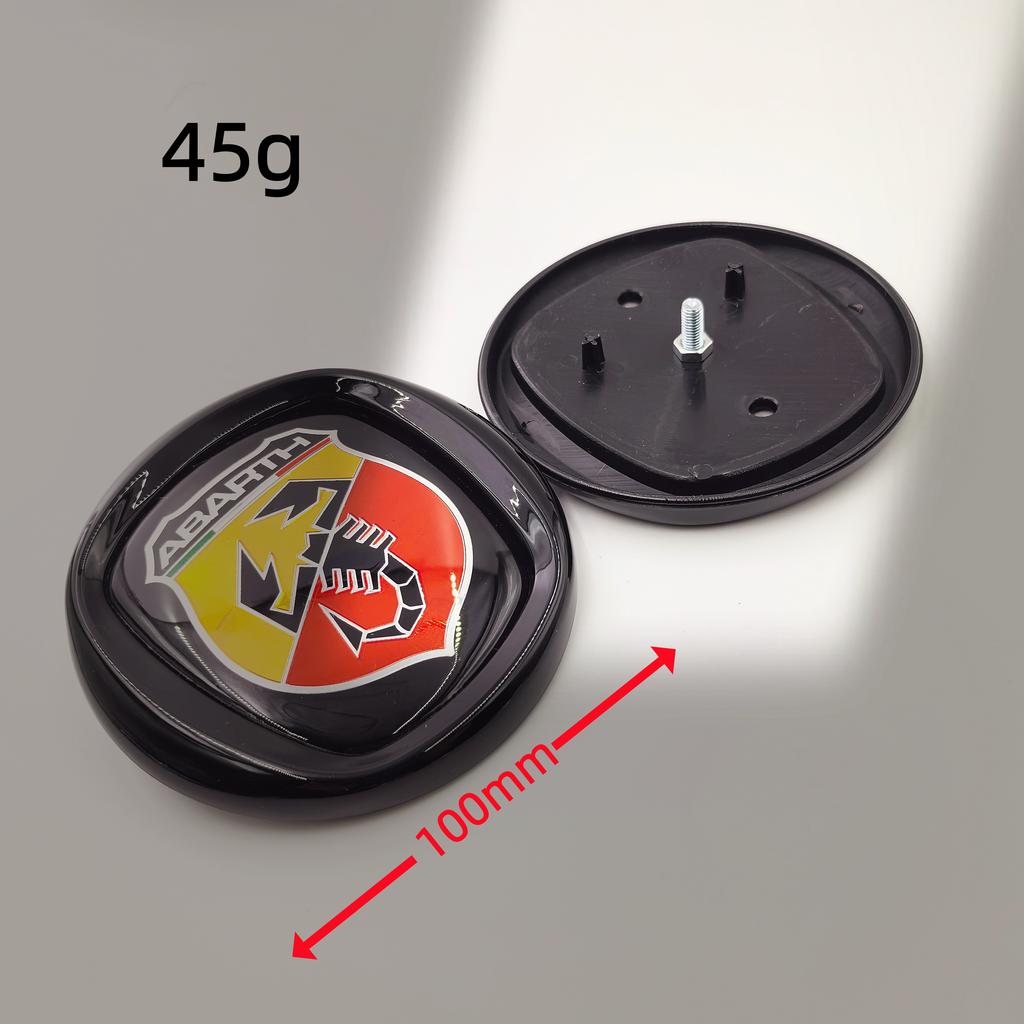 Car emblem 8.5cm 9.5cm 10cm 12cm 85mm 95mm 100mm 120mm Car Hood Front Bonnet Grill Rear Trunk Emblem Logo Badge For FIAT Abarth
