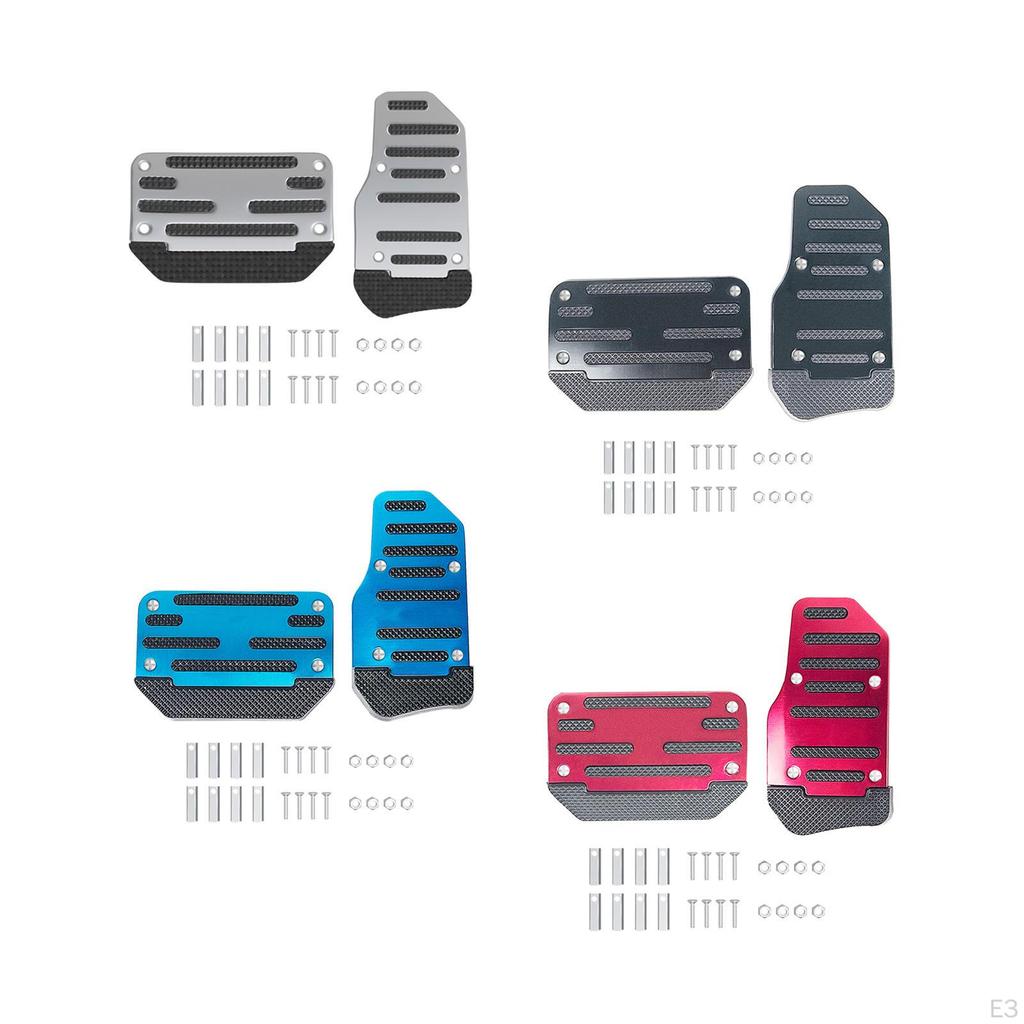 Set di 2 Copripedale Freno Accessori per Auto Facile Installazione Sostituzione Diretta del Veicolo
