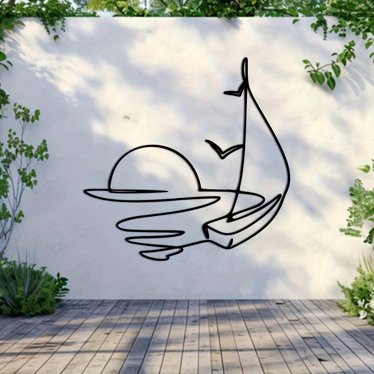 

Современная настенная панель в морском стиле 40x39см для уютного домашнего декора