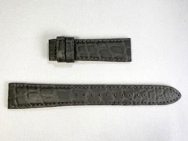 C02W049J0 SEIKO Grand Seiko 19mm Genuine Leather for Strap, Crocodile, Gray, SBGY023G/9R31-0AF0