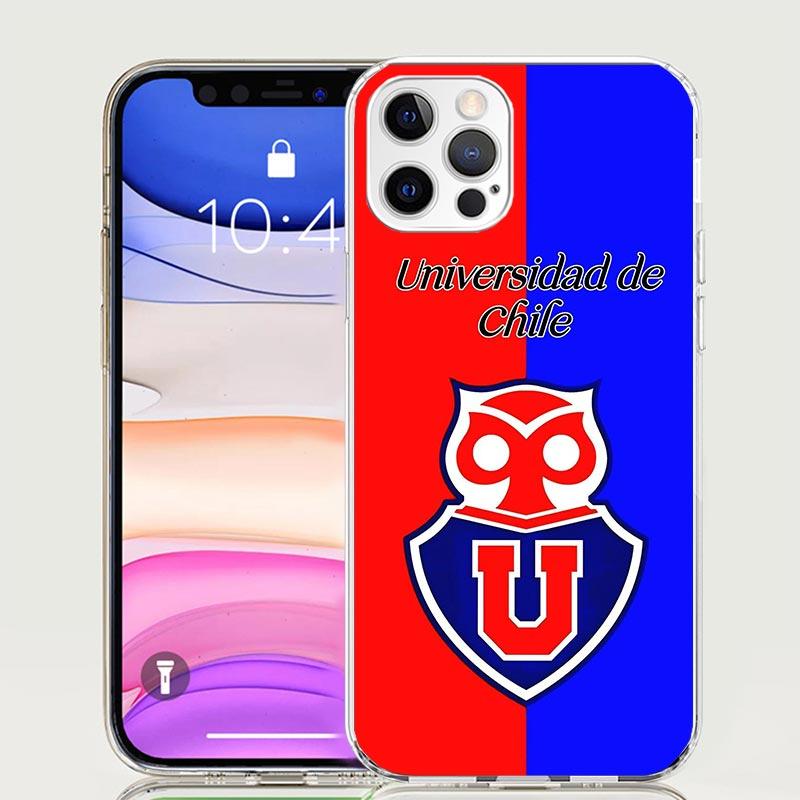 De Chile U-University Logo Phone Case For iPhone 17 Air 16 15 Plus 11 14 Pro Max 13 Mini 12 7 8 + SE Pattern Art Customized Cove