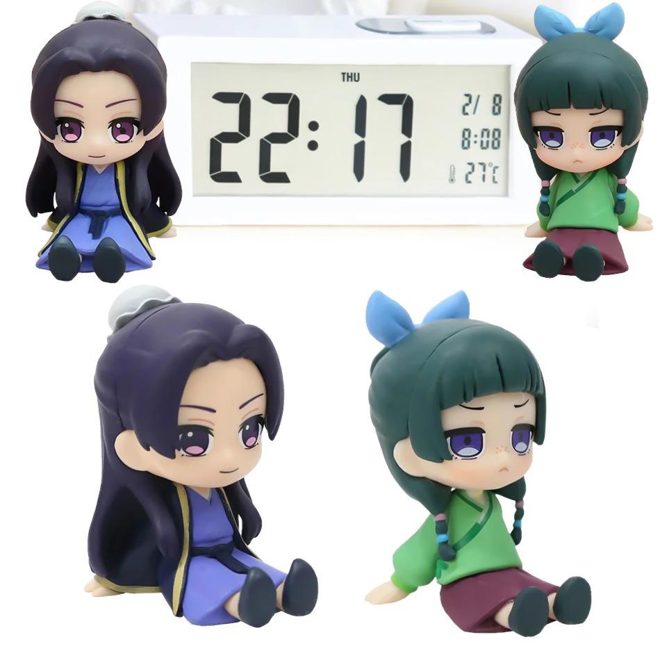 Anime Dzienniki Aptekarki 11cm Maomao Jinshi Styl Kwaii Figurki Zabawki Model PVC Lalka Kolekcjonerska Urocza Dekoracja Biurka Prezenty