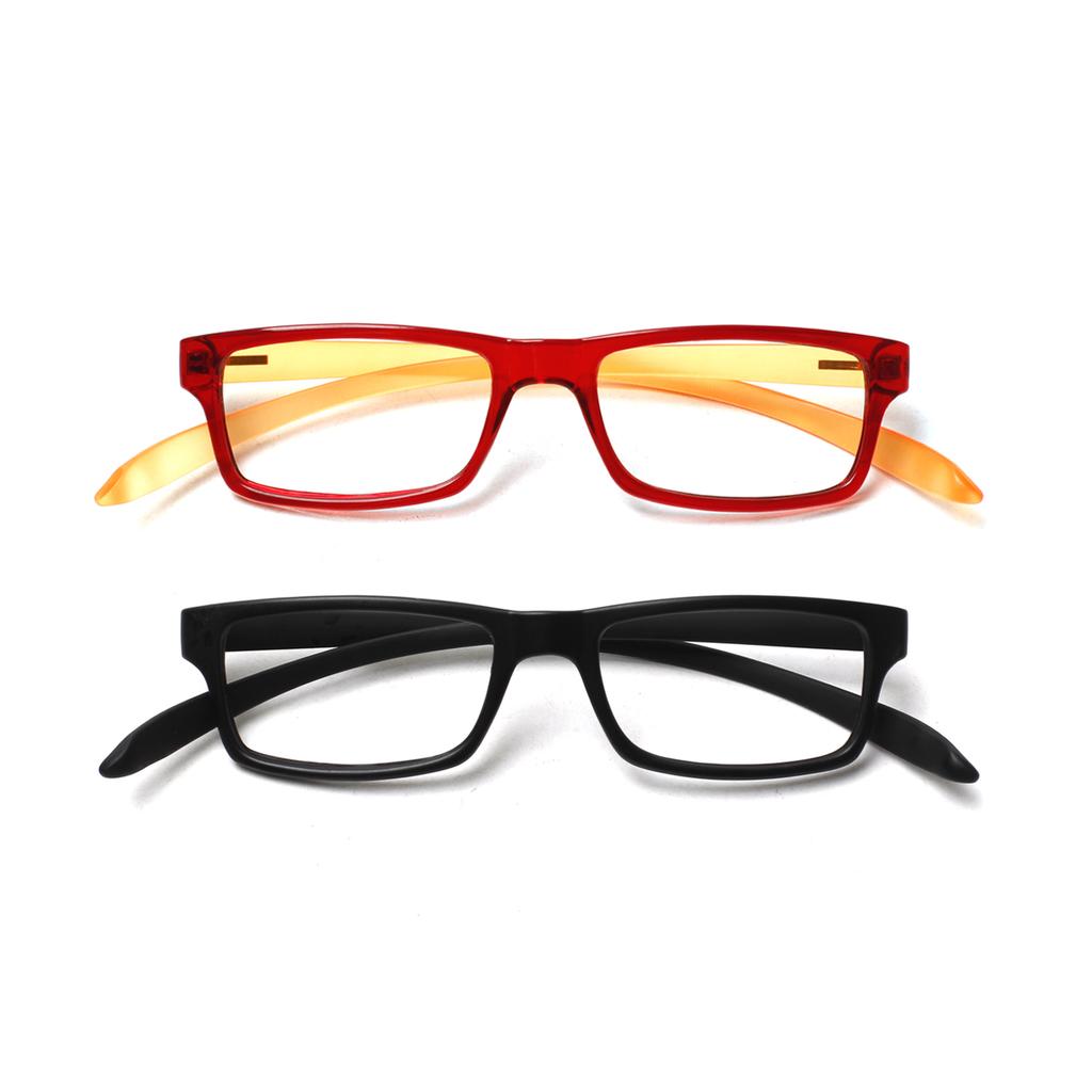 Turezing Rectangular Reading Glasses For Women Soft Temples Hanging Neck Design Comfortable Hd Clear Lens Prescription Eyewear