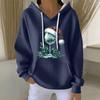 Women's Fashion Casual Christmas Angel Print Pullover Long-Sleeve Sweatshirt