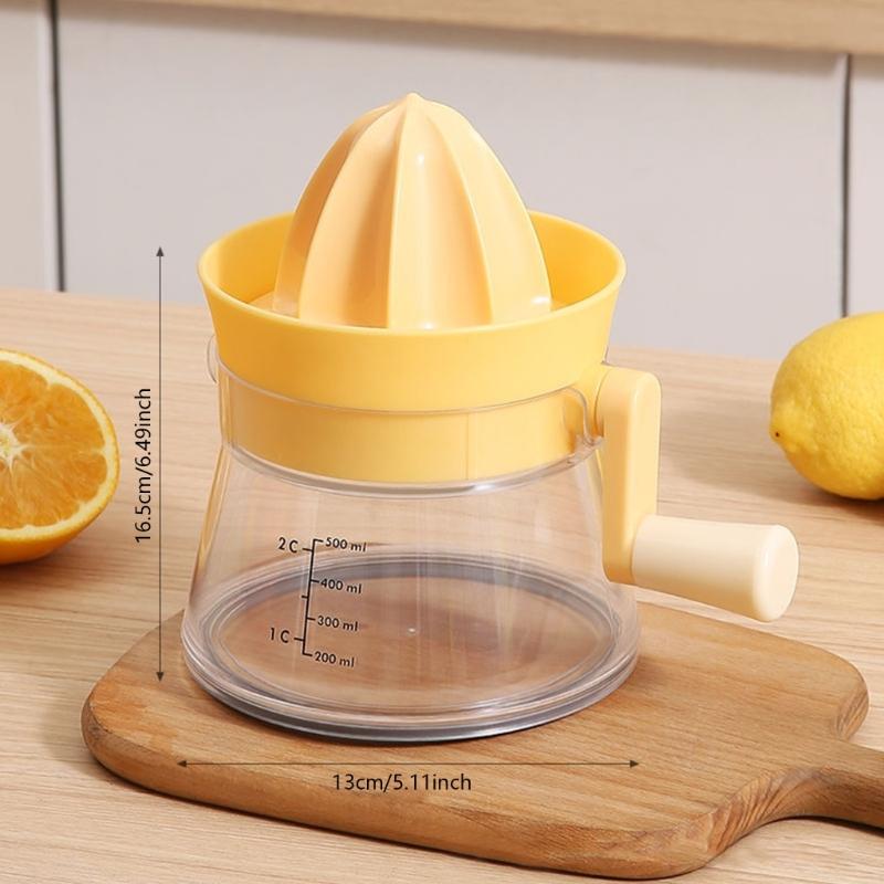 Ergonomic Handle Manual Juicer Hand Operated Vegetable Squeezer Lemon Oranges Juice Extractor with Comfortable Grip
