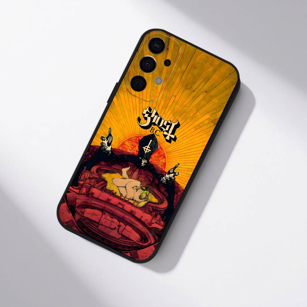Ghost Heavy Metal Band Phone Case For Samsung S25,S24,S21,S22,S23,S30,Ultra,S20,Plus,Fe,Lite,5G Black Cover