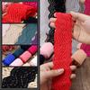 2M Elastic Lace Trim Edge 5.4cm Wide Hollow Out Lace Ribbons Lingerie Dress Collar Cuffs Sewing Craft DIY Apparel Accessories