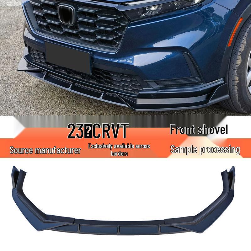 23-Model Honda CRV Front Lip & Grille Trim, Bumper & Rear Spoiler Modification Kit Matte Black