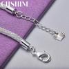 CHSHINE 925 Sterling Silver Snake Chain Fish Bracelet For Women Wedding Party Fashion Charm Jewelry