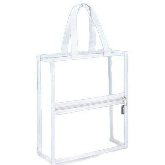 High-Capacity PVC Waterproof Tote Bag for Students and Exams