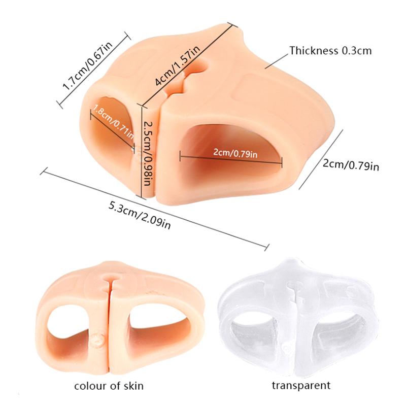 Toe Spreader Separatorfoot Care Tool Silicone Bunion Hallux Valgus Corrector Thumb Finger Correction Straightener 1Pc