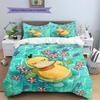 Psyduck Character Bedding Set, Unique Pokemon Bedroom Decor, Interesting Household Gift Choice.chl