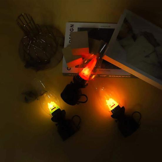 Cartoon Anime Flame Decorative Light with Handle Lightweight Portable Moving Castle Kerosene Candle Atmosphere Lamp