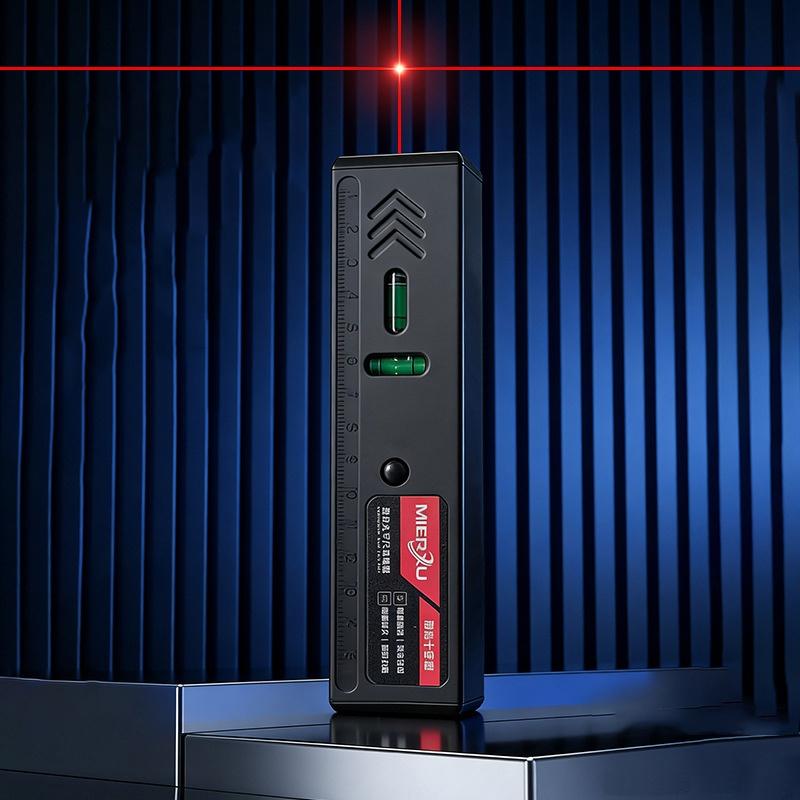 İç ve Dış Mekan Kullanımı İçin Güçlü Mıknatıslı Yeşil Çizgi Lazer Seviye, Type-C Şarjlı Yüksek Hassasiyetli Tesviye Aleti
