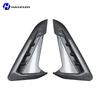 For BMW X3 X4 G01 G02 2018- Car Front Fender Side Gill Carbon Fiber Modified Accessories High Gloss Black Decorative Frame