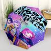 1PC KPop Demon Hunters Custom Name Automatic Open/Close, 8-Rib Durable Frame Compact Travel Umbrella for Men & Women D1222062