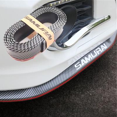 2.5M Front Bumper Protector Rubber Cover Anti-collision for Peugeot 206 207 208 301 307 308 407 2008 3008