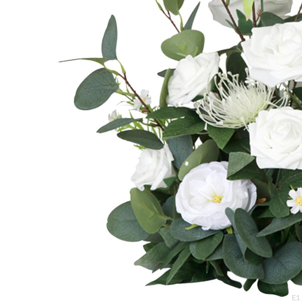 Artificial Flower Bouquets Faux Flowers Tables Decoration Vase Decor Wedding Centerpiece Table